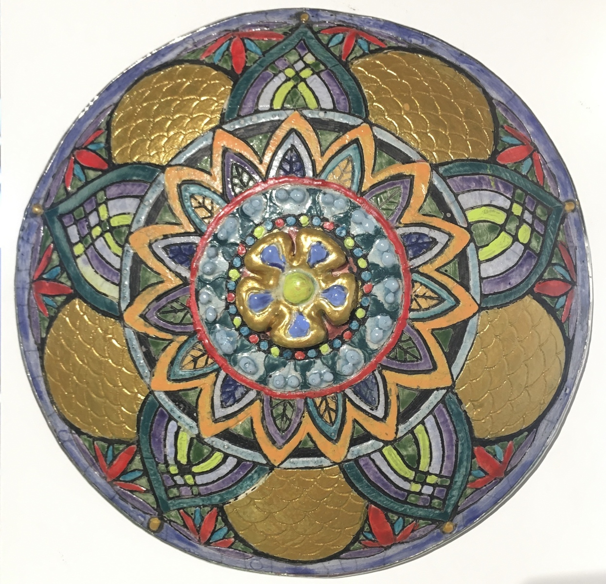 Mandala series wall disc