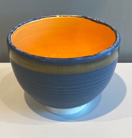 small Stoneware bowl (orange internal)
