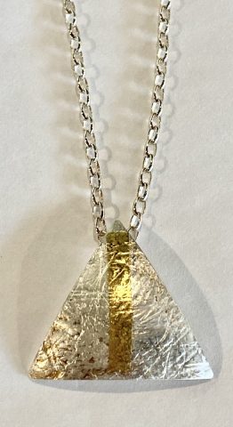 Domed triangle Pendant