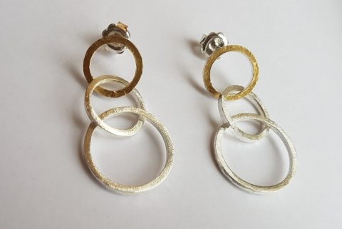 Interlaced earrings