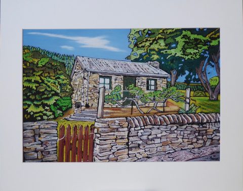 Print - Small - Holden Cottage, Clyde, Central Otago