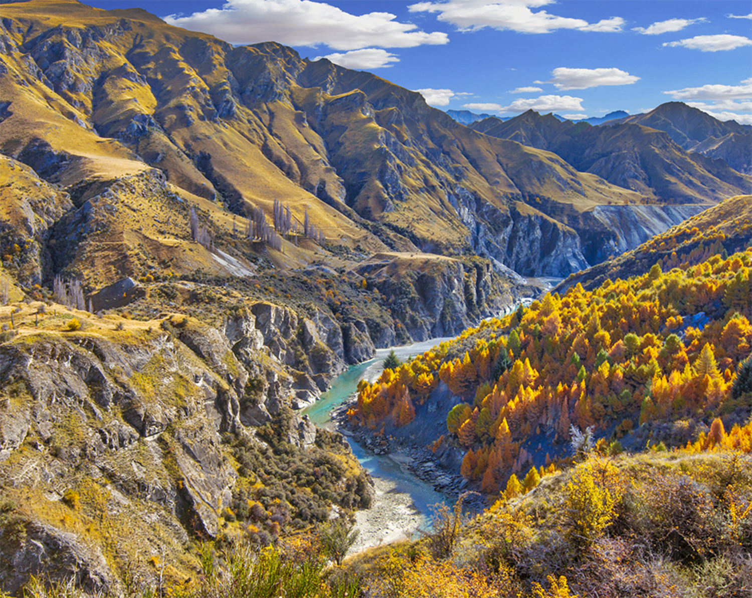Shotover River, Skippers Canyon, Queenstown Photo Block Large