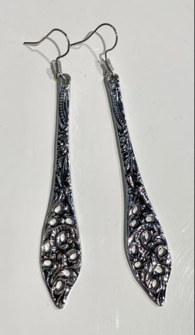 Cutlery handle earrings (long)