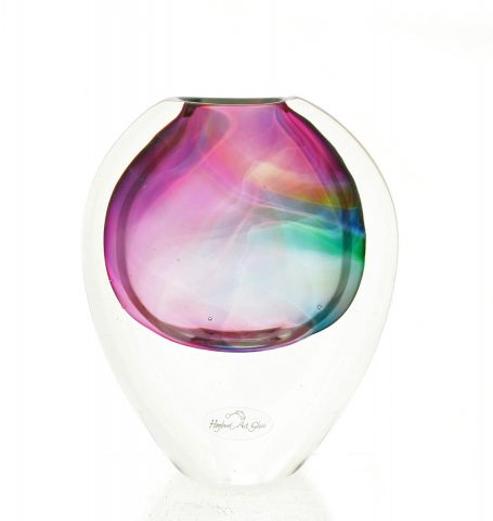 Eclipse Vase - Blue/green/pink