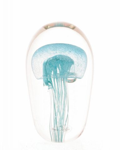 Jelly Fish Paper weight - turquoise