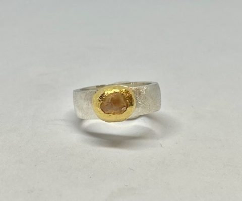 Natural Yellow Sapphire ring