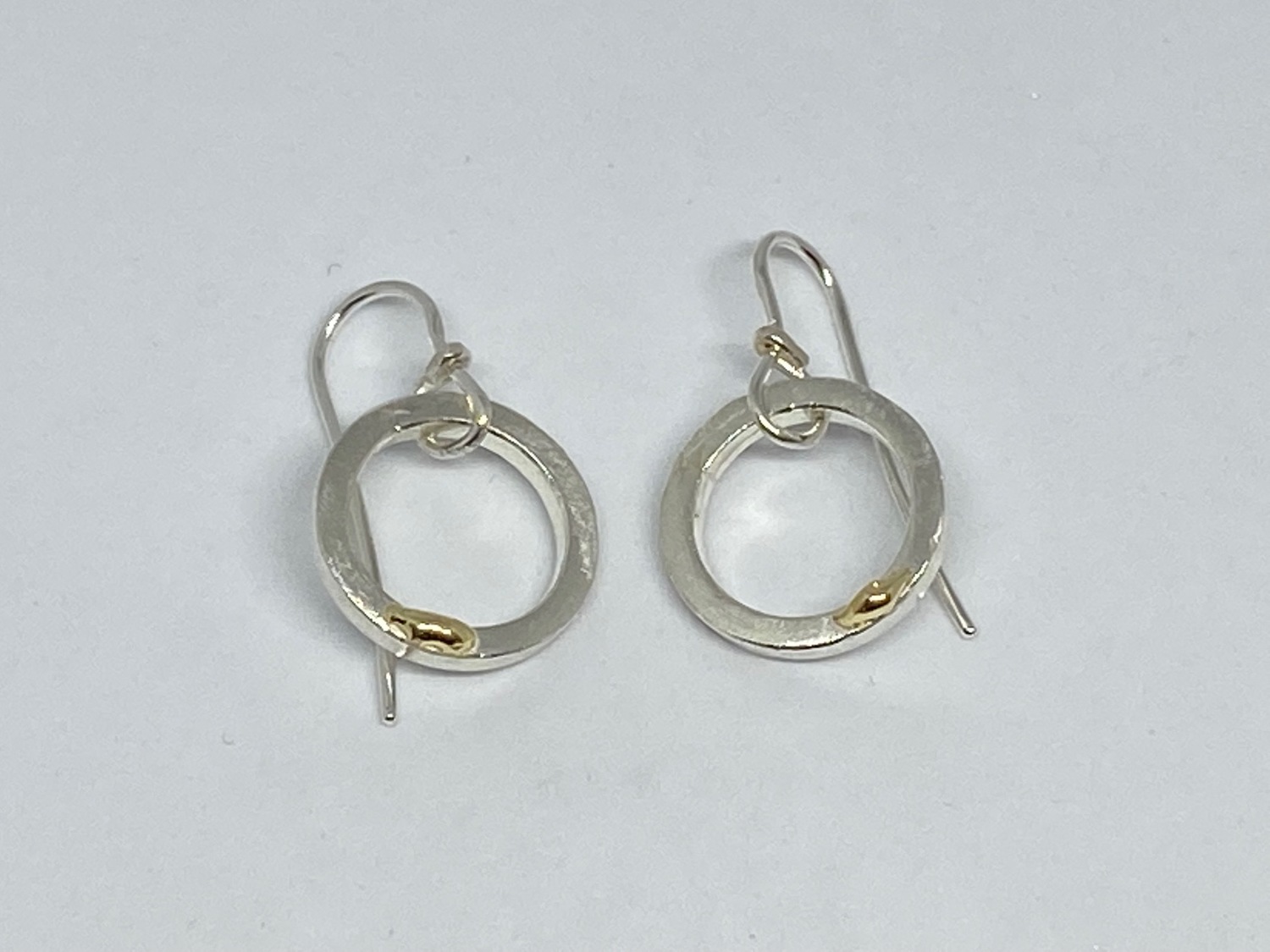 Hoop earrings - Gold ball series
