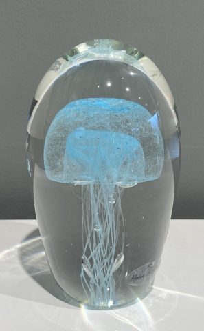 Jellyfish paperweight - Aqua