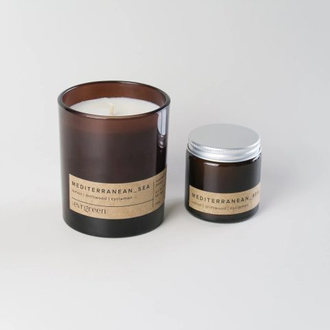 Mediterranean_Sea - 120g soy candle (small candle with screw lid)