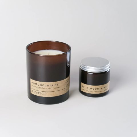 Blue Mountains - 120g soy candle (small candle with screw lid)