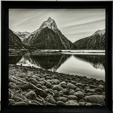Mitre Peak, Milford Sound (in the style of Michael Smithers)